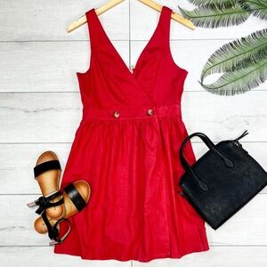 Red Sleeveless Dress